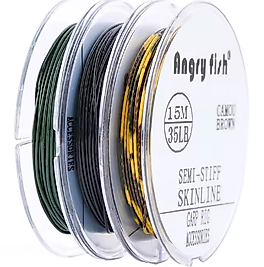 Angry Fish Kaplamalı Rig İpi 15m Semi Stiff Skinline Yarı Sert